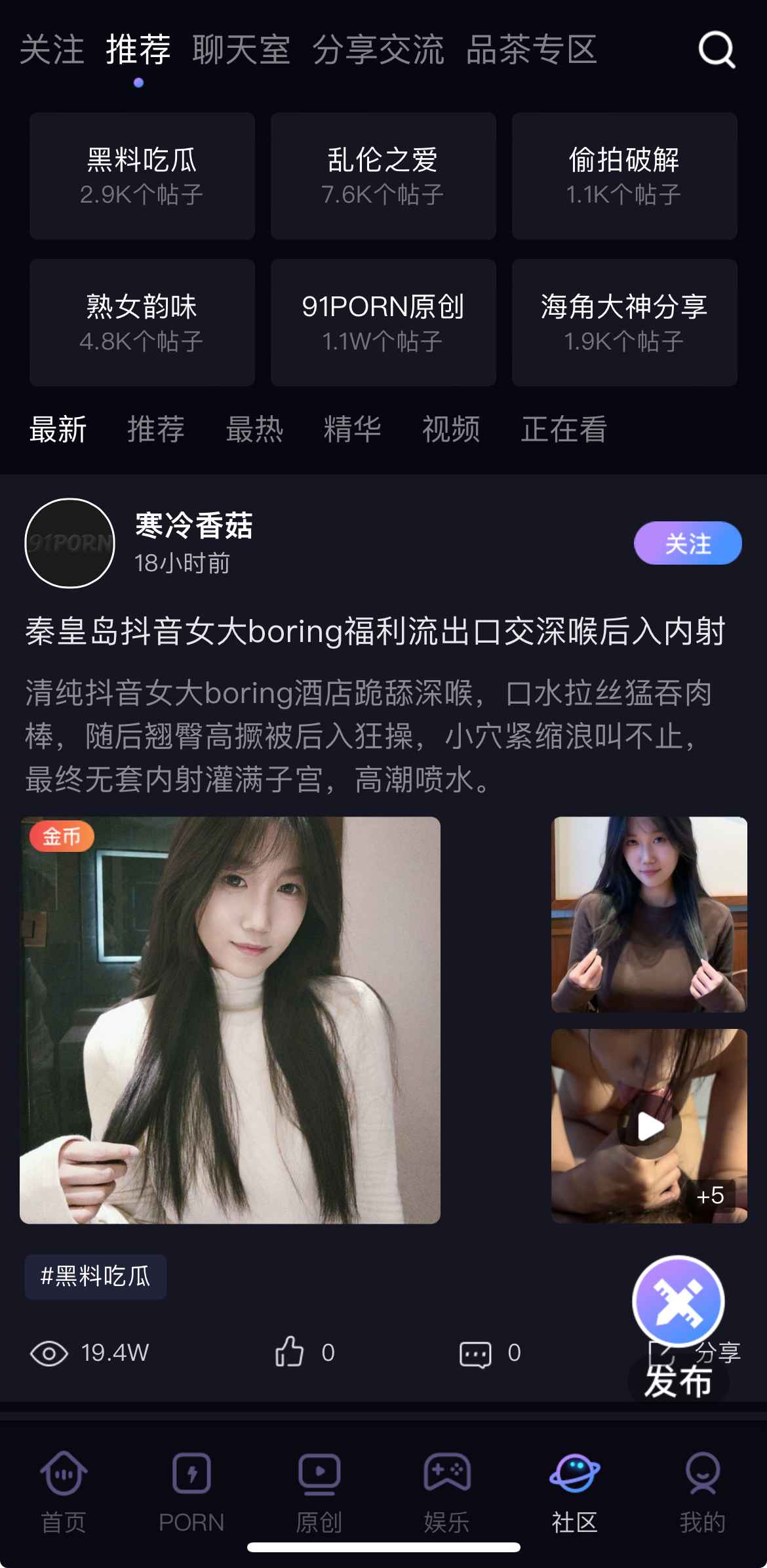 91PORN社区推荐交流界面